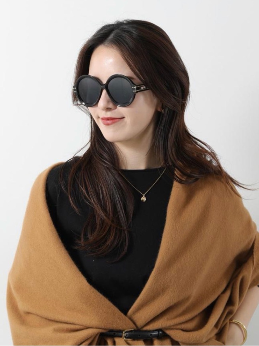 Dior Men’s Round Tortoiseshell Sunglasses - Brown Frames, Dark Lenses - Picture 8 of 8